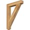 Ekena Millwork Traditional Craftsman Rough Sawn Bracket, Western Red Cedar, 4"W x 26"D x 34"H BKT04X26X34TRA04RWR - alternate 1